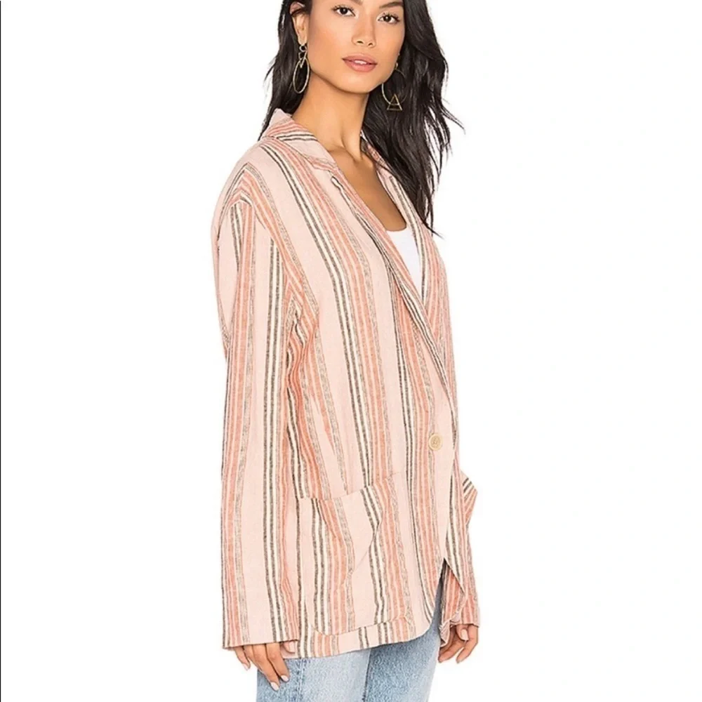 NWT Free People Simply Stripe Blazer